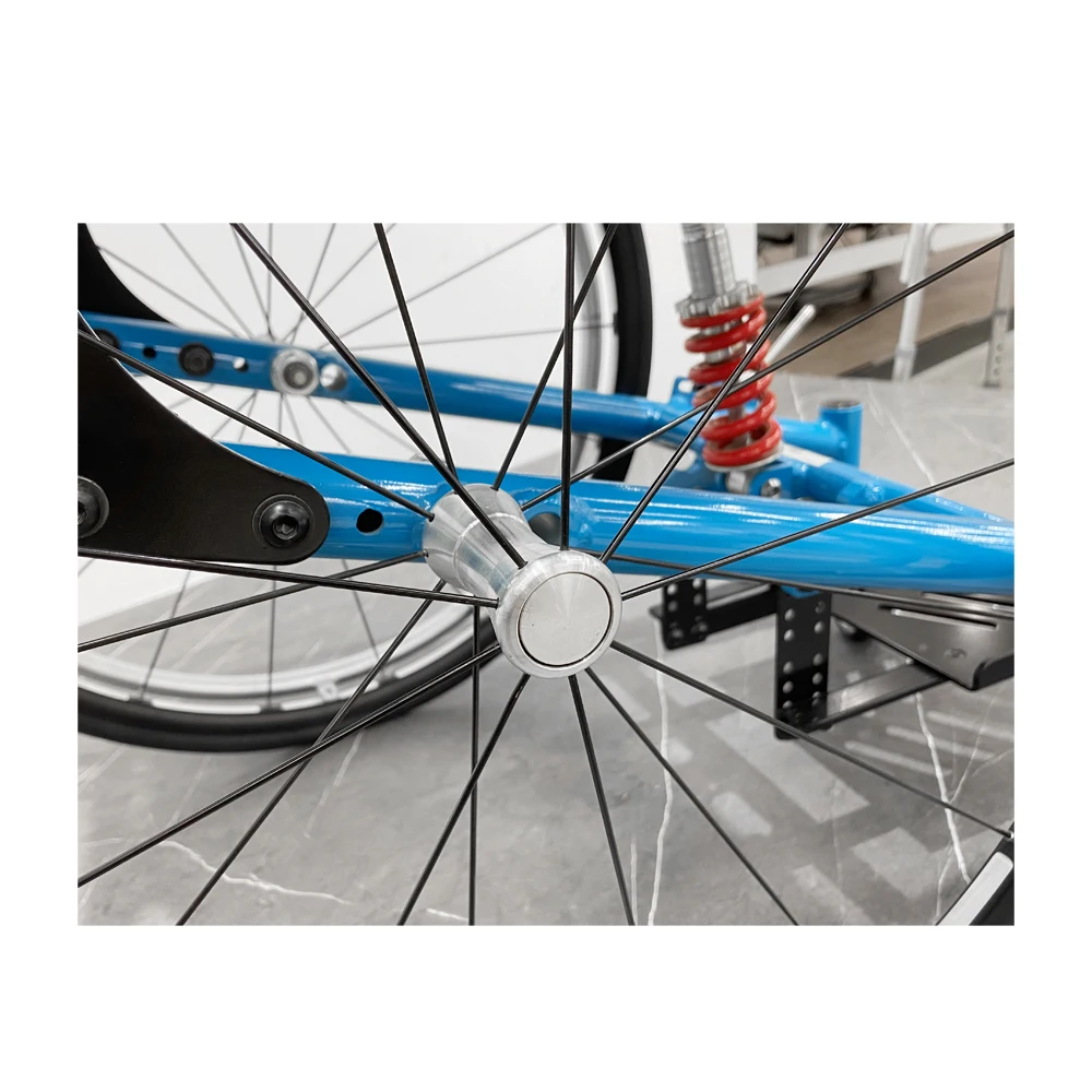 Professional Standard Lightweight 100kg Capacity 10.8kg Aluminum Explore the Outdoors Sports and Leisure Wheelchair