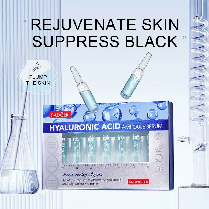 OEM SADOER hyaluronic acid 24K gold vitamin c essence whitening firiming moisturizing skin care serum