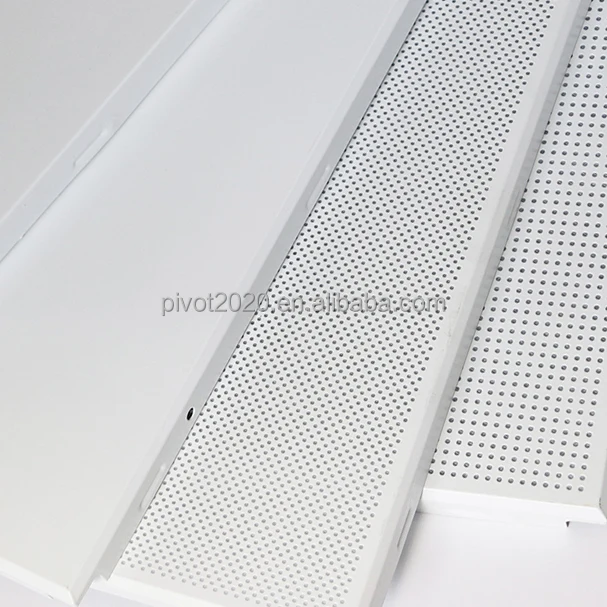 Wooden metal ceiling