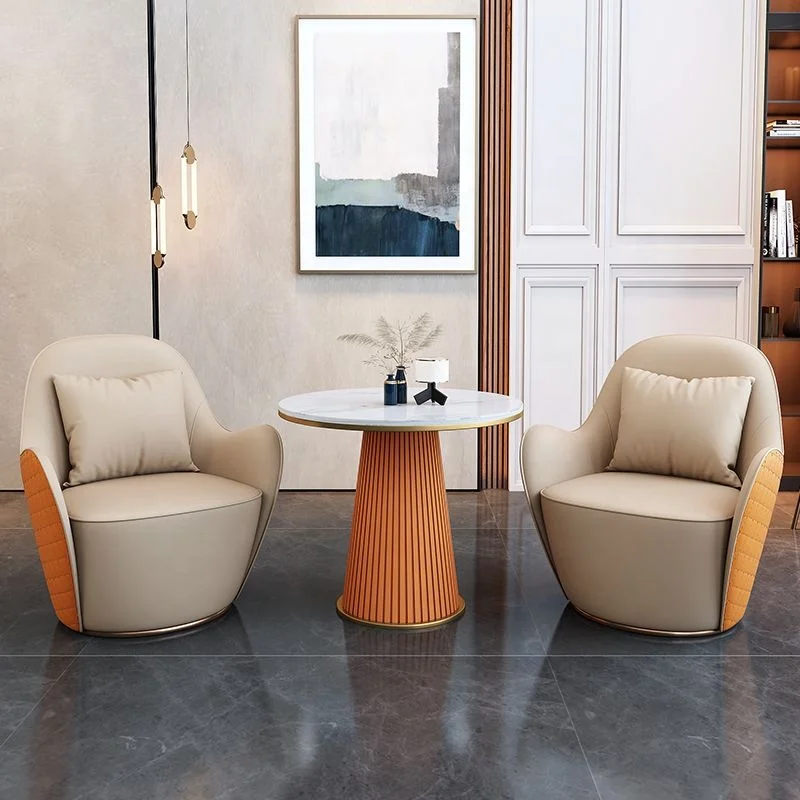 Modern Style Leather Arm Chair Upholstered Club Chairs Single Sofa Chair for Living Room, Bedroom, Waiting Room Chairs