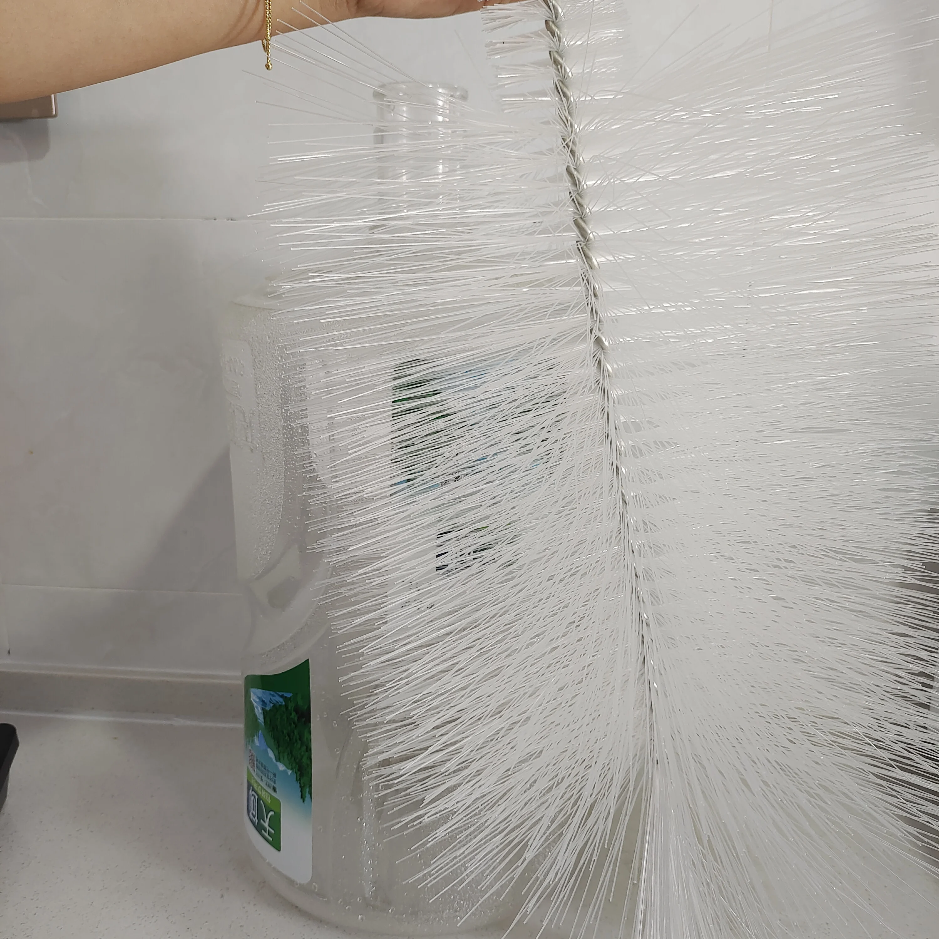 TDF Nylon Bristle Gallon Bottle Water Jug Cleaning Brush Pure Bucket Cleaner