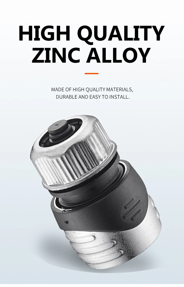 12 MM Plastic Camping Travel Water Connectors Hose Pipe Joint Fitting Indoor Outdoor Quick Connect Coupling Drip System Garden