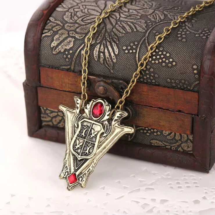 Movie Peripheral Twilight Zone New Moon Wave Tower Clock Jewelry Necklaces Stock Wholesale