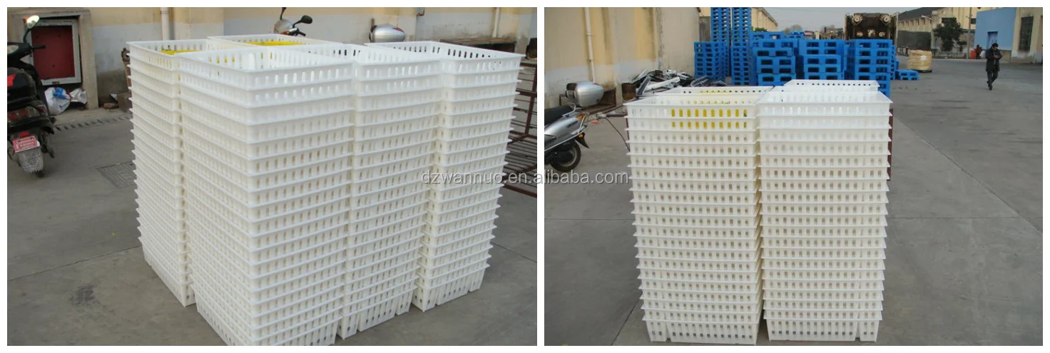 Live курица Клетка для цыплят пластиковую коробку птицы пластиковые транспортный ящик утка куриный