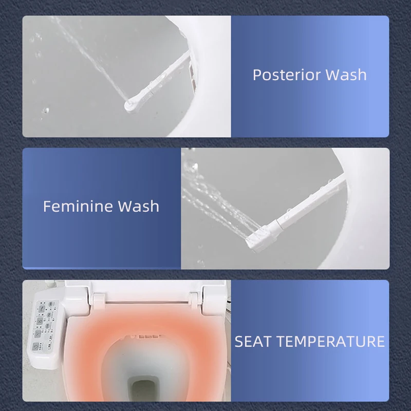 Electric heated smart toilet seat