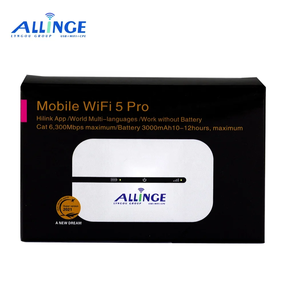 ALLINGE XYY154 4G Unlocked Router E5576 Pro 10 Users 4G Sim Router 150Mbps Mobile Hotspot