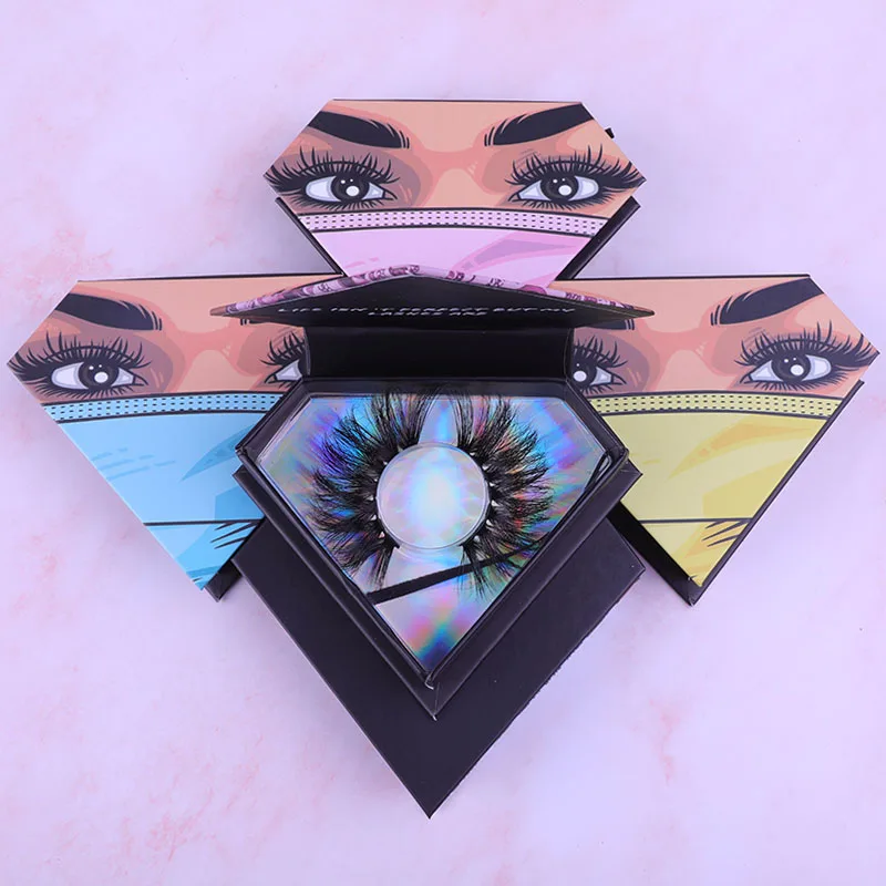 
Customized Eyelash Packaging Box 22mm 25mm 3D Mink Eyelashes Vendor With Private Label 