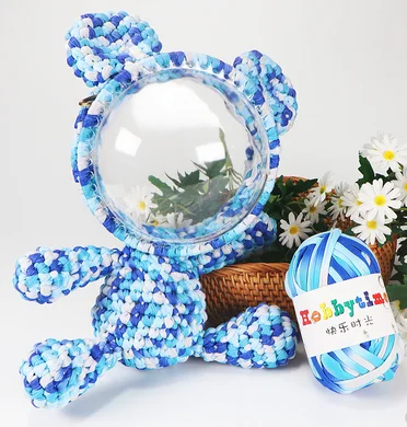 Polycotton Crochet Raffia Yarn For Crochet Bags