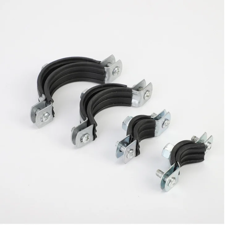 Ventilation Duct hanger / hanging bracket / split band clip with rubber gasket
