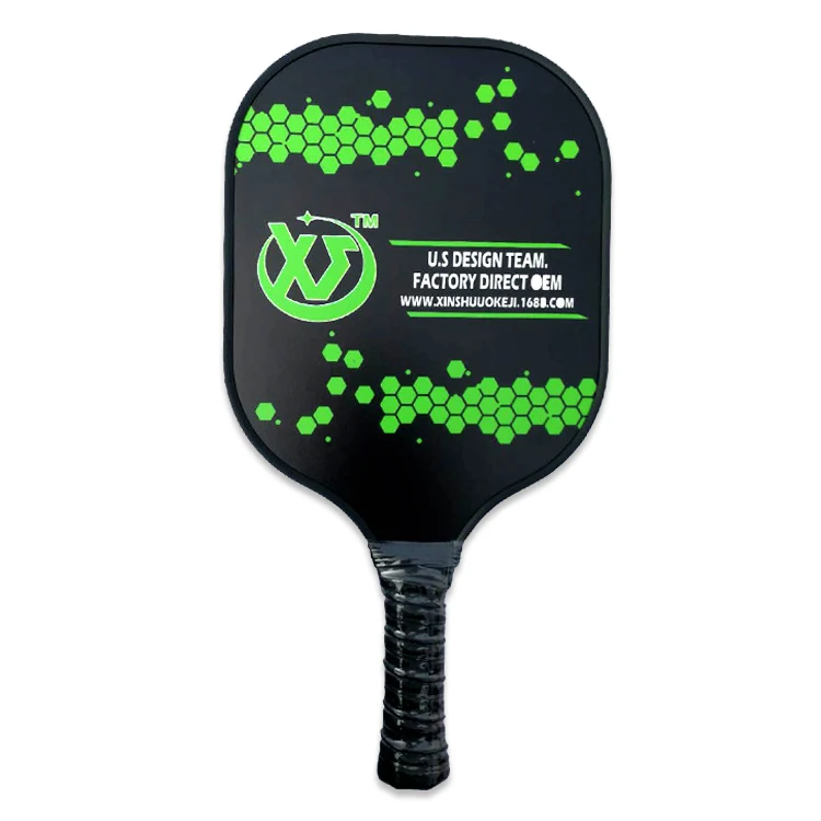 Sport products Aramid Carbon Fiber Honeycomb Filling Pickleball paddle racket with beautiful pattern