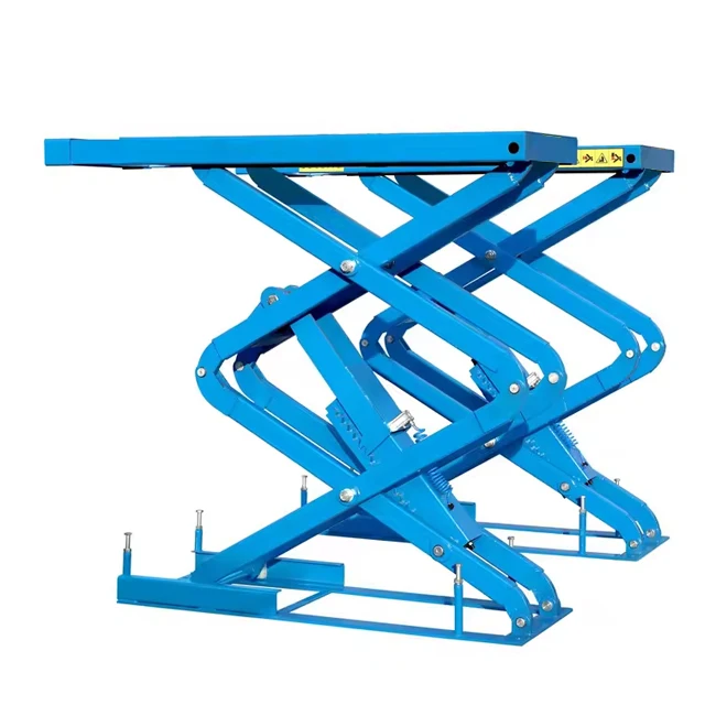 auto portable scisor scissors lifting ramp 3500kg 220v 4 hydraulic ton car lift bridge equipment for mechanical workshop