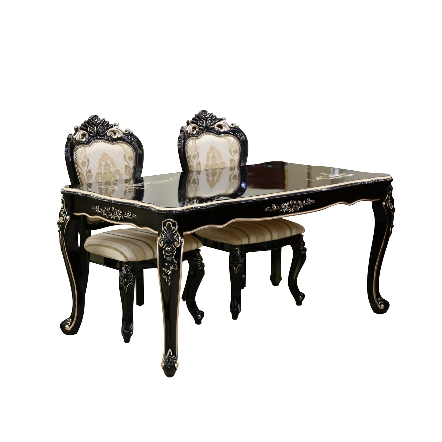 Antique style  Dining table set 1+6 chairs dining furniture set home furniture set