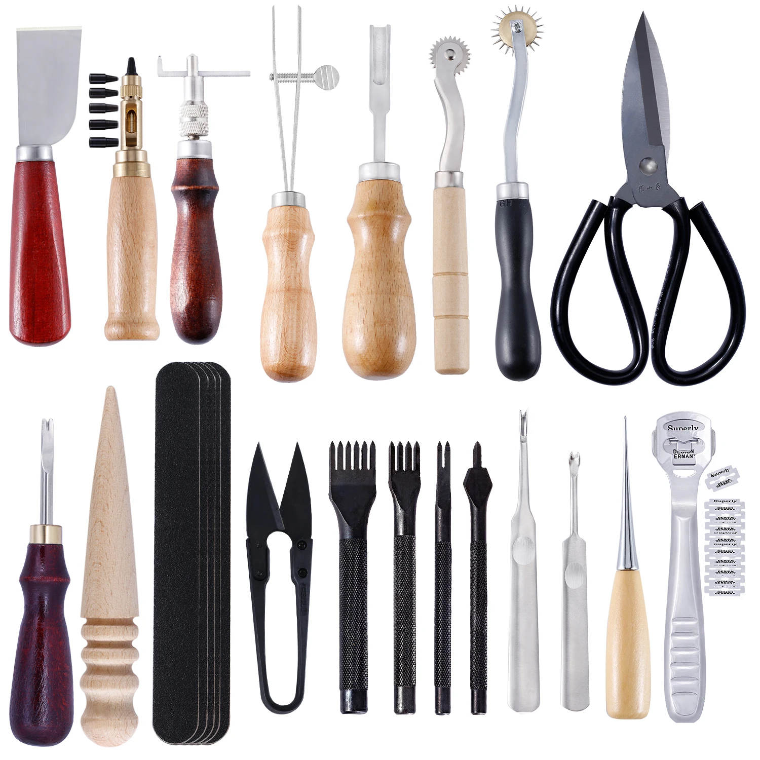 FMC-001Diy Leather craft tools Handmade leather tools set
