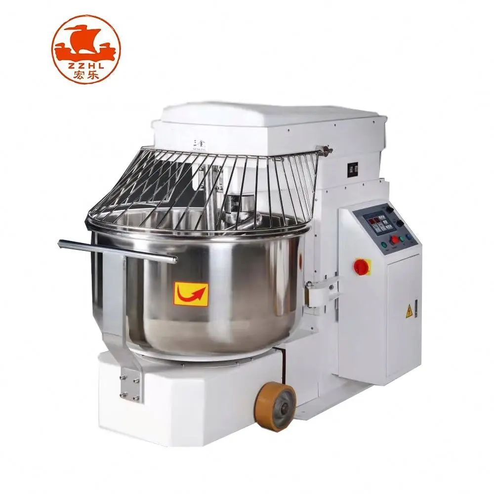 Professional Grain Mixing Machine Flour Spiral Dough 60Kg Bread Mixer