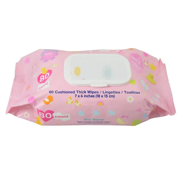 Customized Healthy and Safe Baby Wipes Hand and Mouth Cleaning Baby Wipe with Cute Package