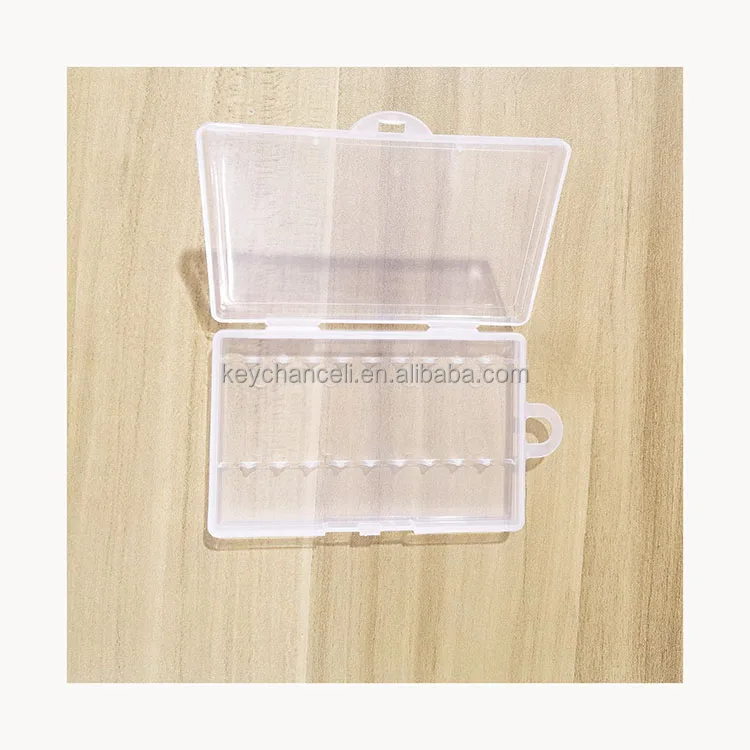 China supplier cheap clear plastic toolbox PP transparent storage box case packaging box for 10pcs ink cartridge