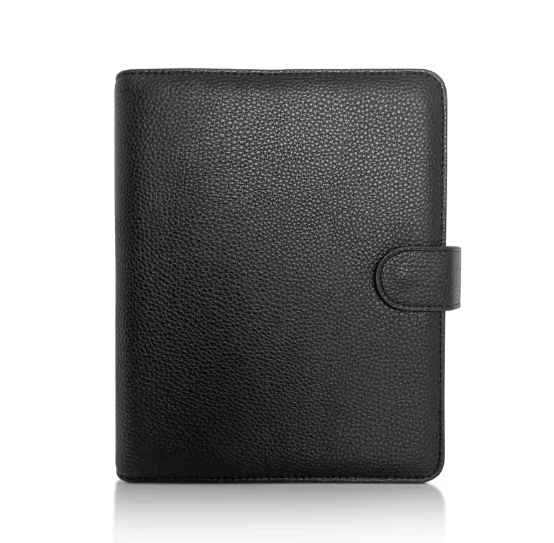 2023 Custom design filofax leather A5 organizer in black