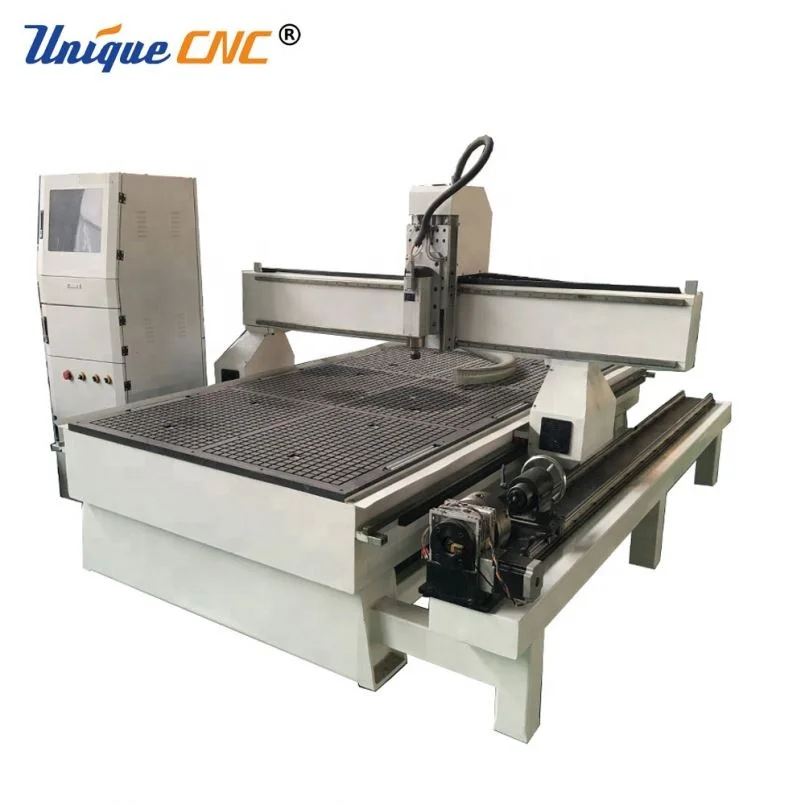 Good Performance 4 axis CNC Rotary Wood Engraving CNC Router machine
