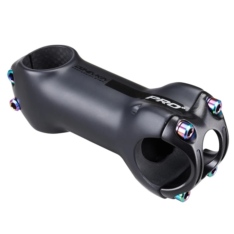 OG-Evkin BS-004 Carbon Stem MTB Road Bike 70/80/90/100mm 10 Degree 28.6mm 31.8 Titanium Screws Stem Mountain Bicycle Part