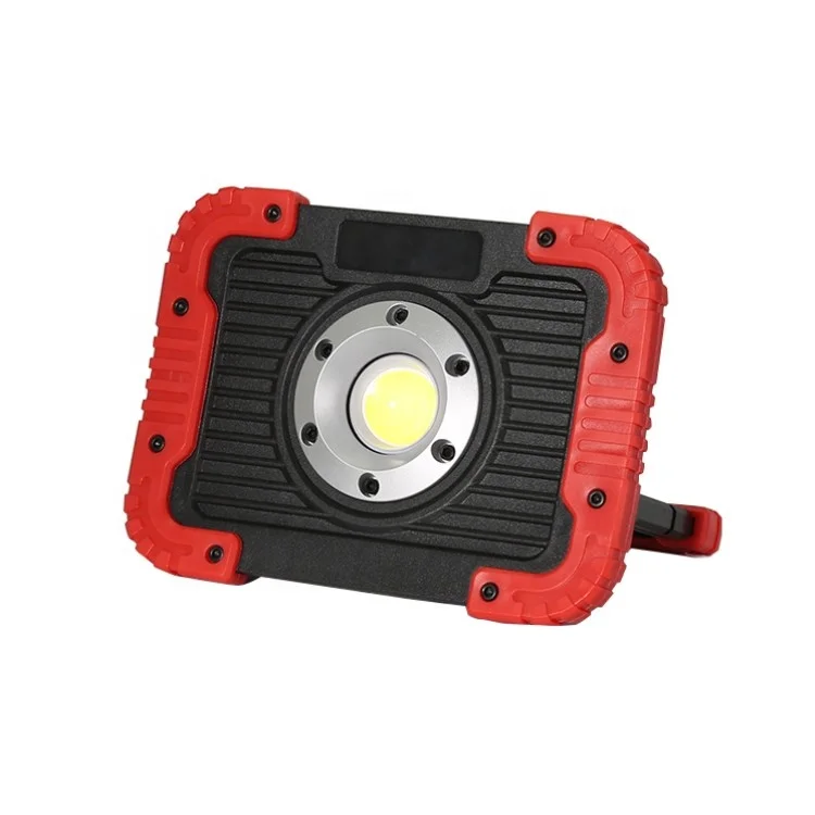 
10 watts outdoor emergency USB Rechargeable work LED flood light 