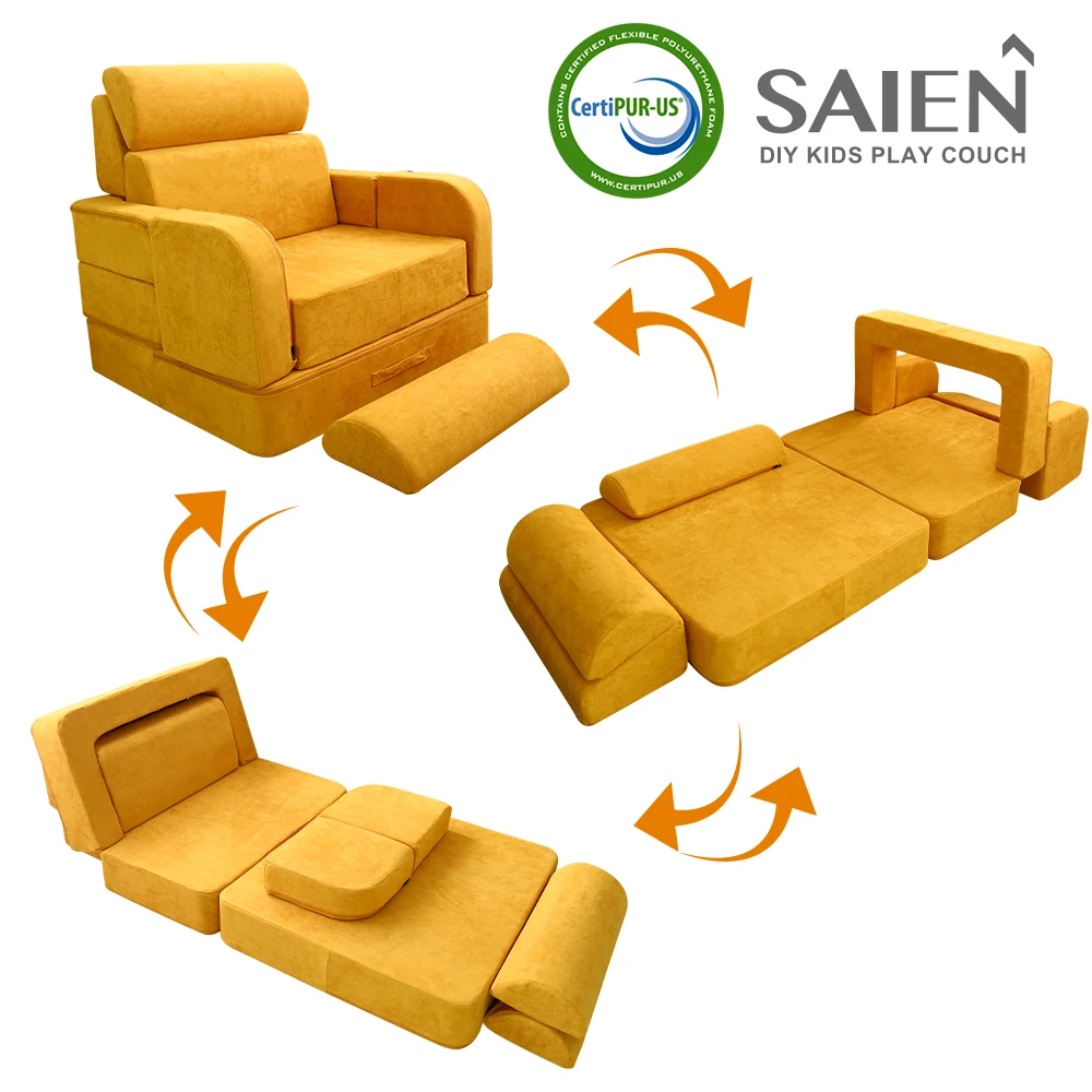 customized sectional couch couch sectional Sofa kids sofa design modular compressed sofa kid play couch