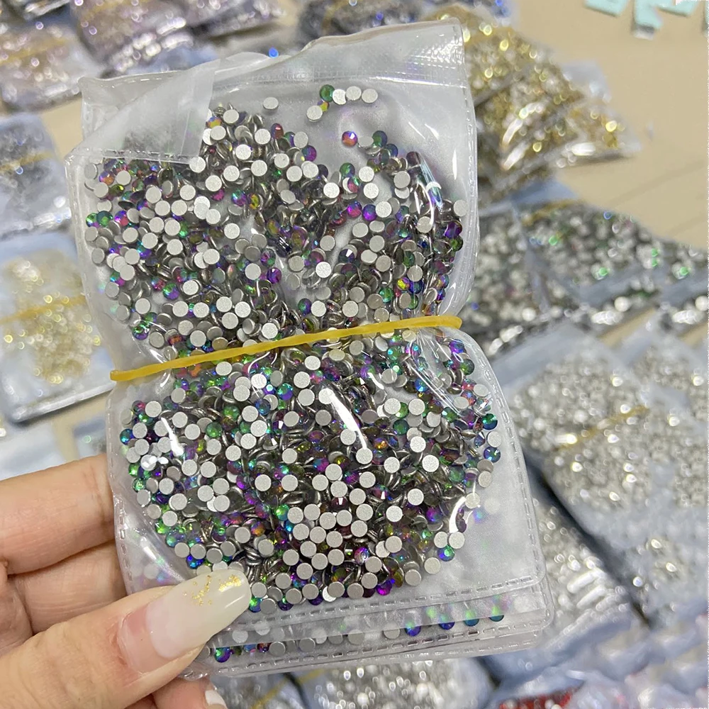XULIN SS3-SS60 104 Color Flatback Crystal Stone Wholesale Loose Glass Rhinestone