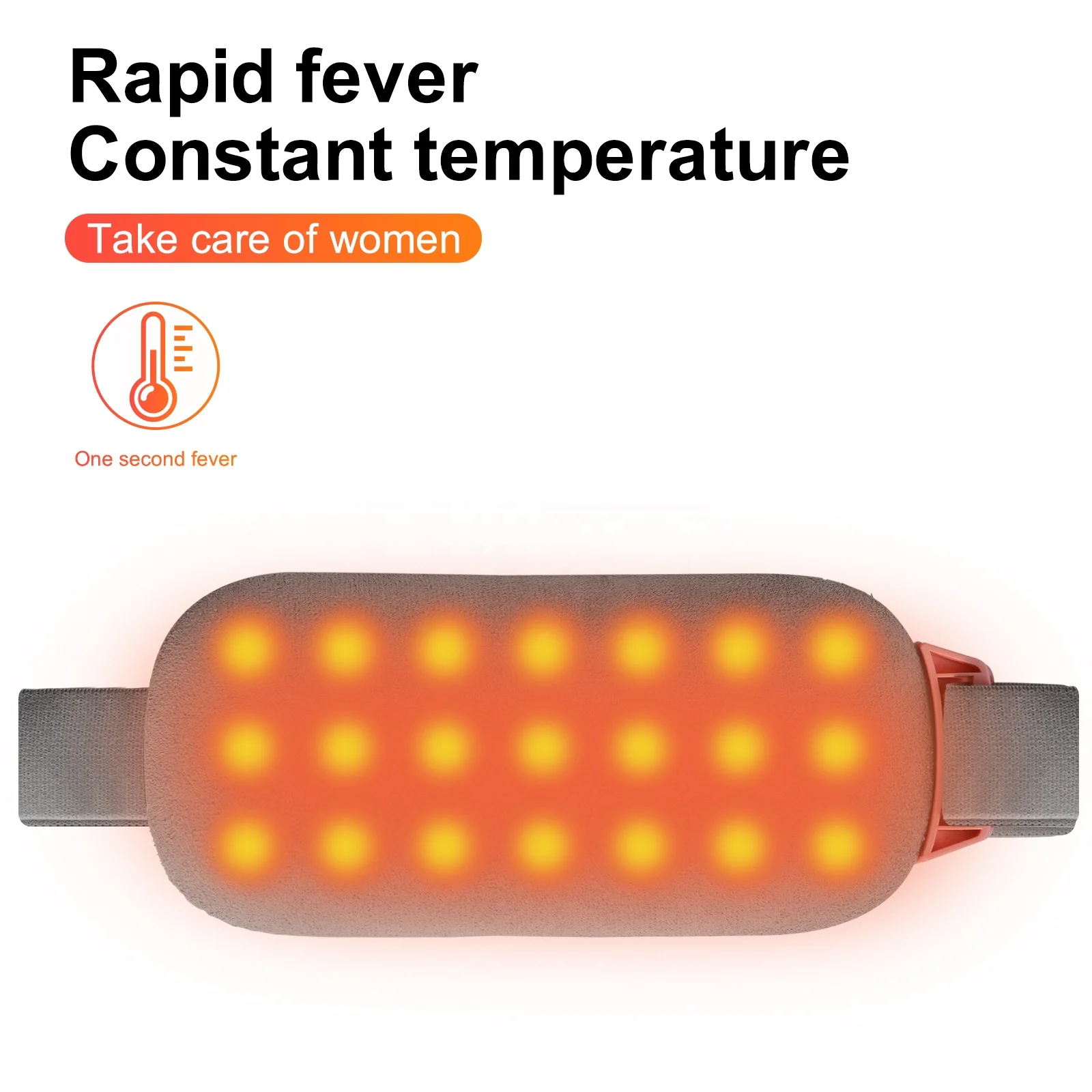 High quality cordless waist wireless graphene heating menstrual period pain relieve period pain relief device dysmenorrhea pad