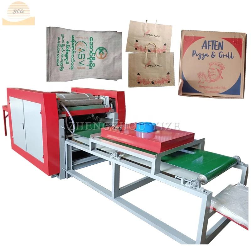 paper bag printer machine cardboard logo flexo printing machine