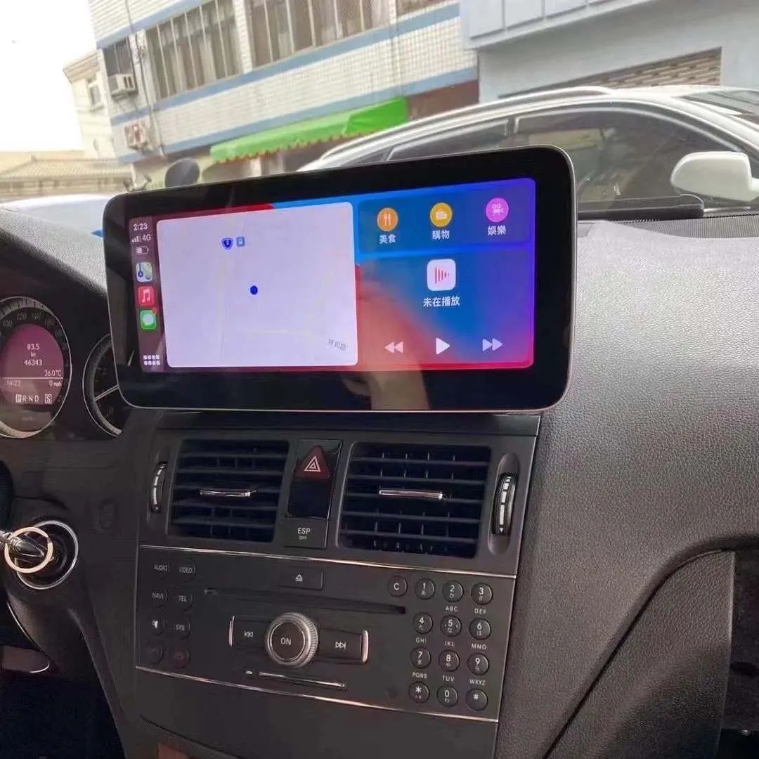 Strongseed 12.3 inch  carplay Android auto navigator for Mercedes Benz C Class W204 car gps dvd radio player