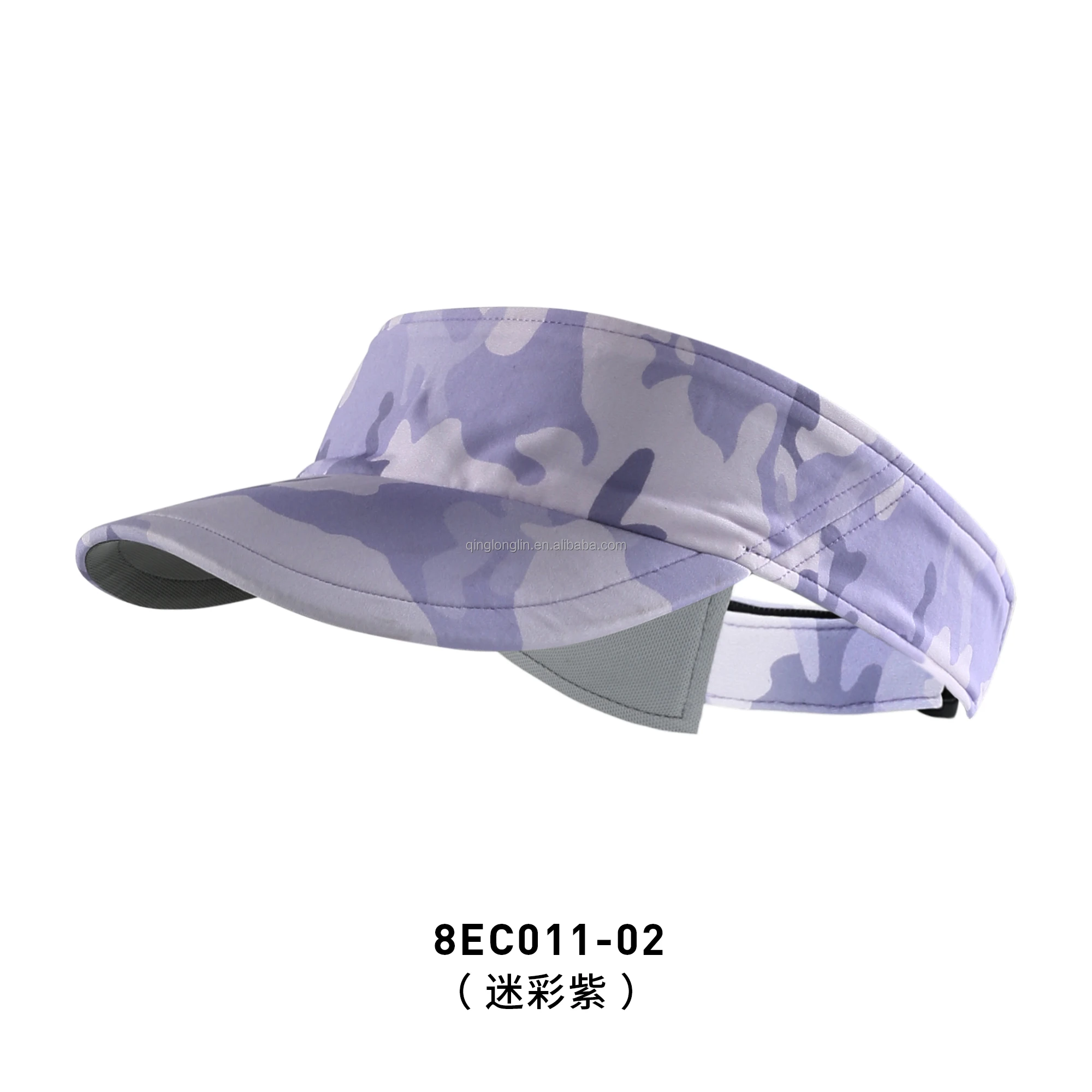 QingLongLin Wholesale Light Hollow Hat Sun Visor Running Hat Dry Fit Cap Camo Custom All Over Print Hat For Women Men
