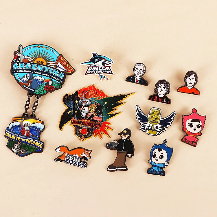 2025 Hot Sell Flower Brooch Pin For Flowers Custom Emblem Badge