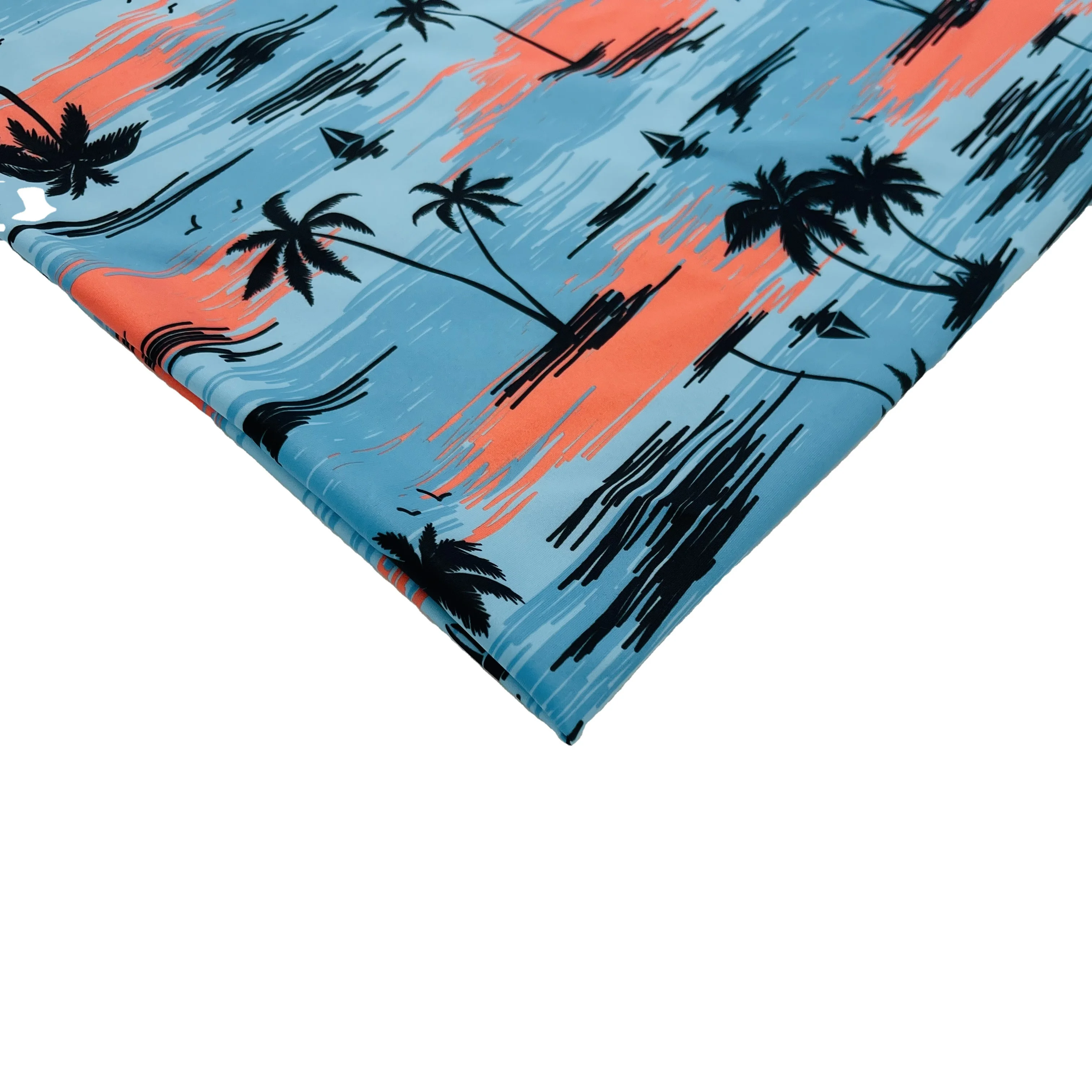 Дышащее трикотажное женское нижнее белье 17% спандекс 83% переработанная полиэтиленовая ткань с принтом купальники