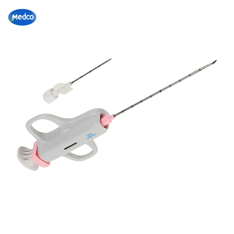 Disposable Light Bone Marrow Biopsy Gun Abram Pleural Biopsy Semi-automatic Trucut Biopsy Needle