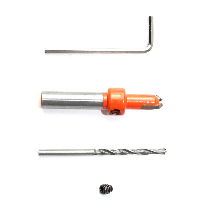 LAVIE 1pc 8mm Shank HSS Countersink Woodworking Router Bit set Milling Cutter Screw Extractor Remon Demolition-C C08339