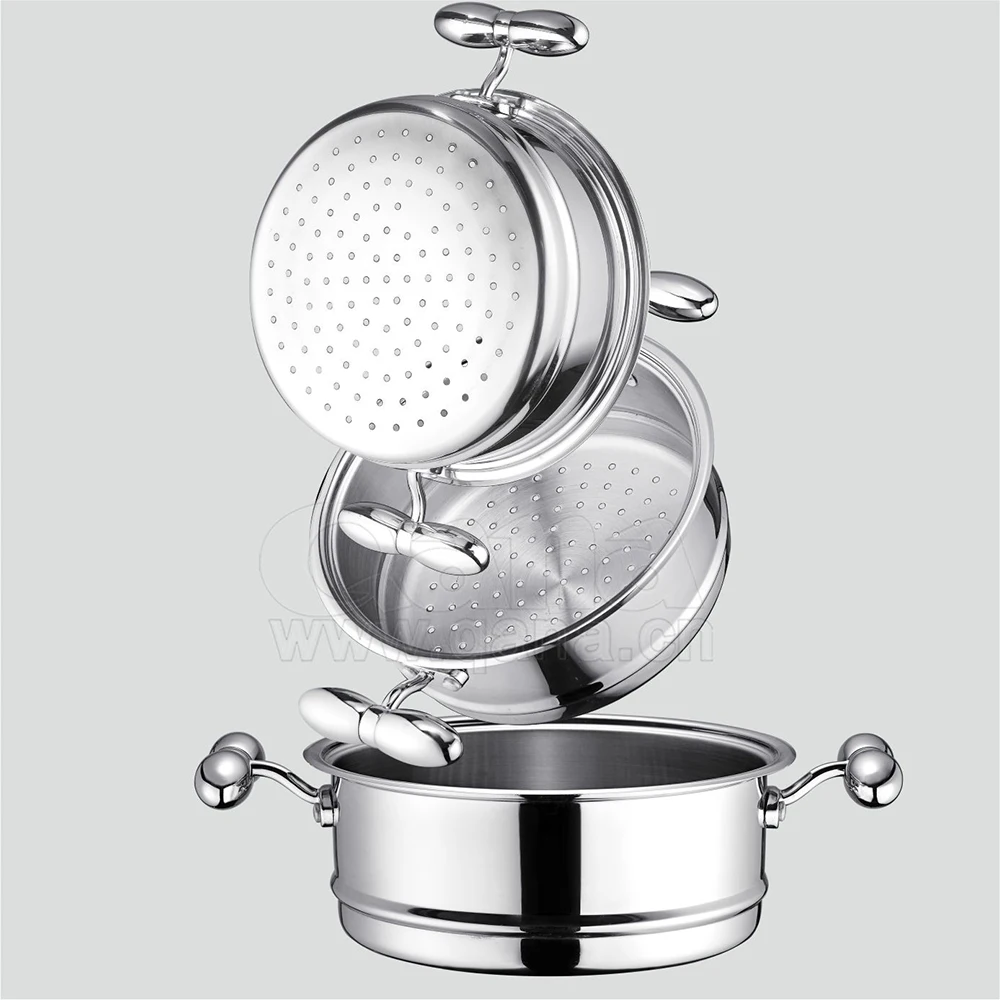 cooking pot Double Boiler Couscous Pot Pots and Pans Stainless Steel Cookware for Kitchen Cooking