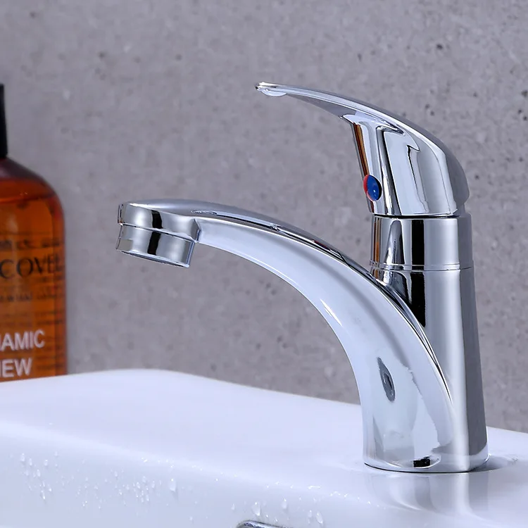 grifo lavatorio plastic cromo zinc polished chrome finish faucet handle for single lever tap washbasin mixer