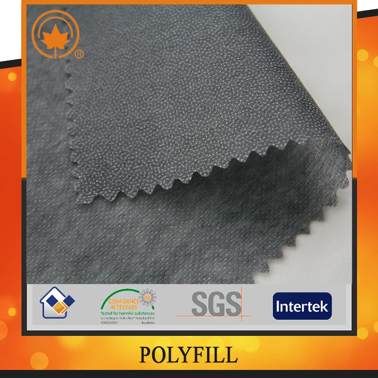 Non woven interlining fabric with self adhesive for jacket