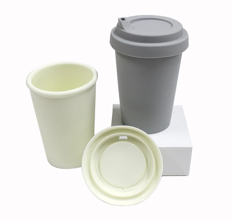 Ecofriendly China Gift Reusable Creative White Organic Drinking Water Cup Cheap Large Luxury Coffee Cup