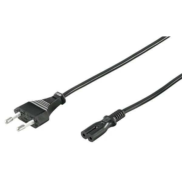 SCHUKO power cord with C7 connector