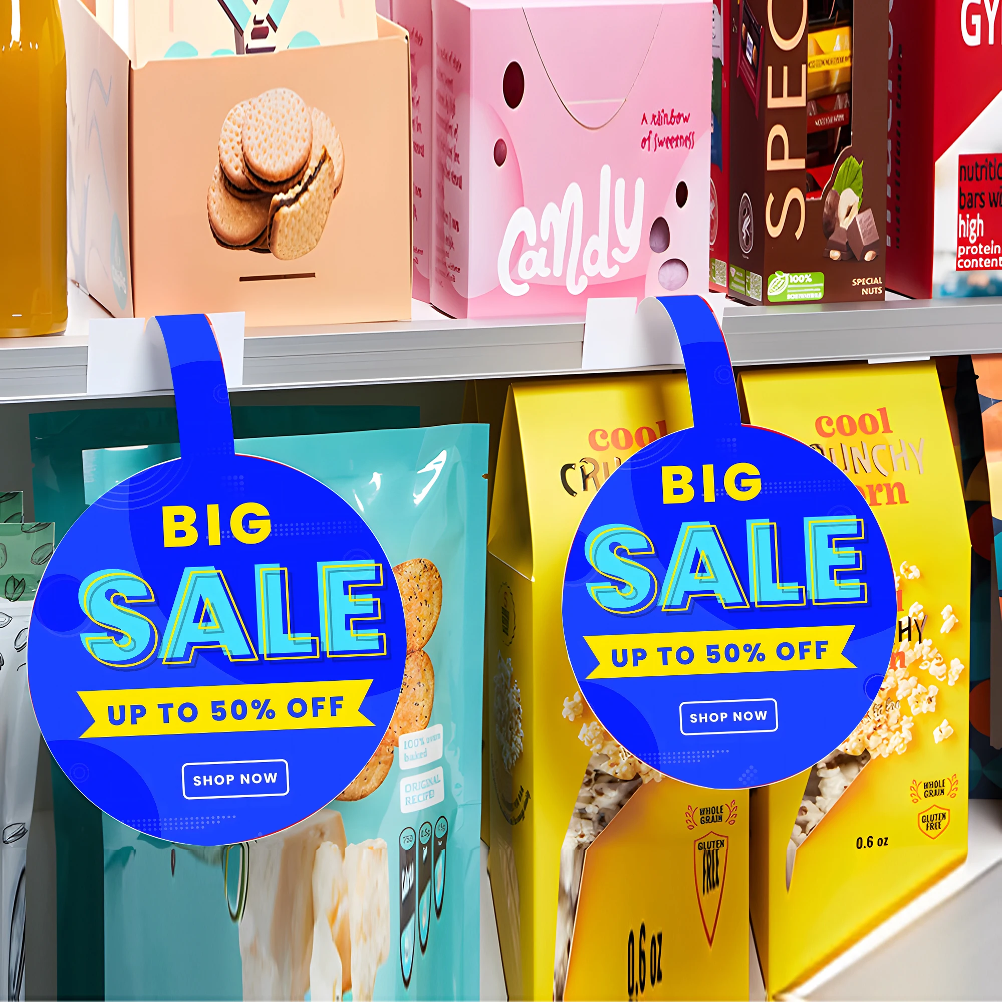 Dynamic Marketing Hot Selling Designs Retail Shelf Wobblers