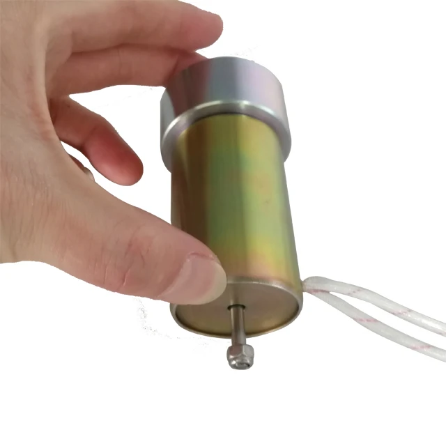 Custom 15mm 20mm Long Stroke 12v 24v Dc Push Pull Tubular Solenoid for Lockers Locking