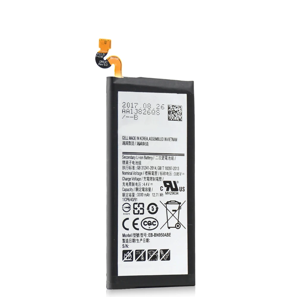  EB-BN950ABE для Samsung Galaxy Note 8 N950 N950F N950U N950N литий-ионная аккумуляторная батарея Accu