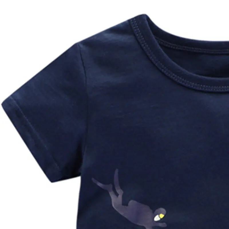Wholesale Kids Summer 2 -8 Year Old Toddler Boy Boutique Clothing Casual T Shirts