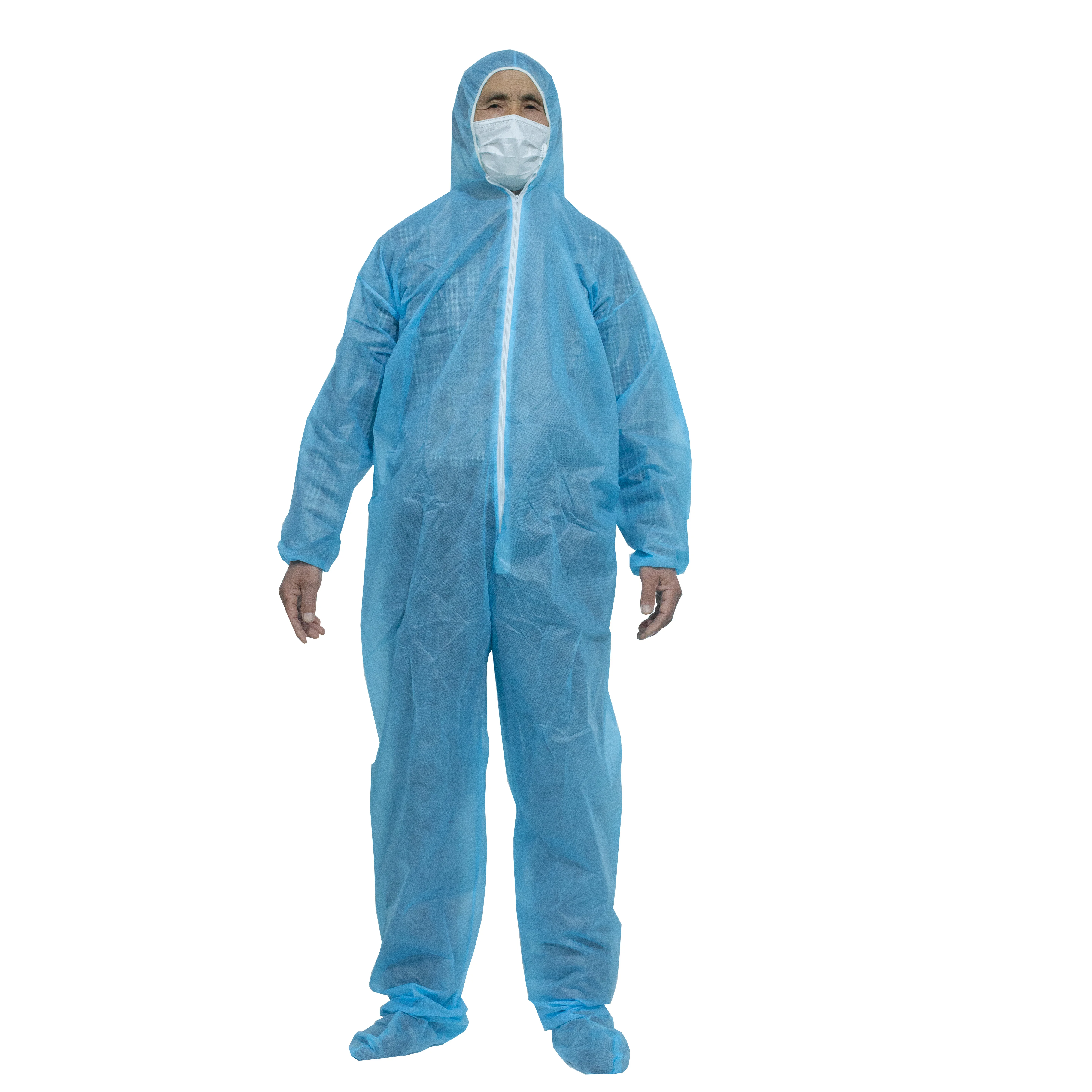 
Factory direct supply disposable protective coverall hazmat suit full protection body suits medical with good price 