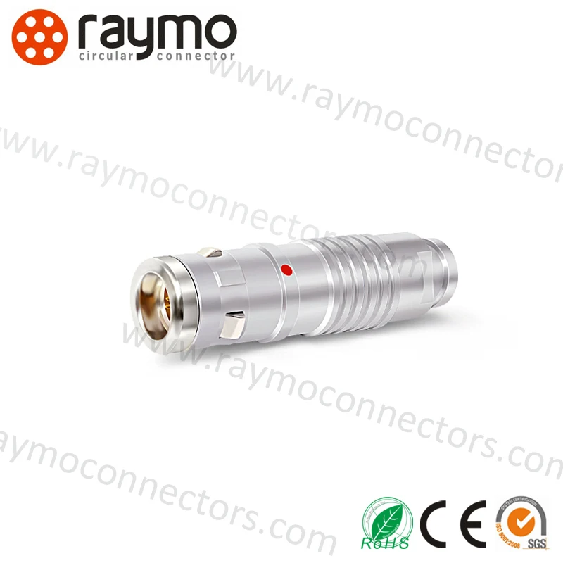 K series FGG straig IP68 waterproof metal circular connector male plug cable mounted connector compatible FGG.1K.316.KLAD52