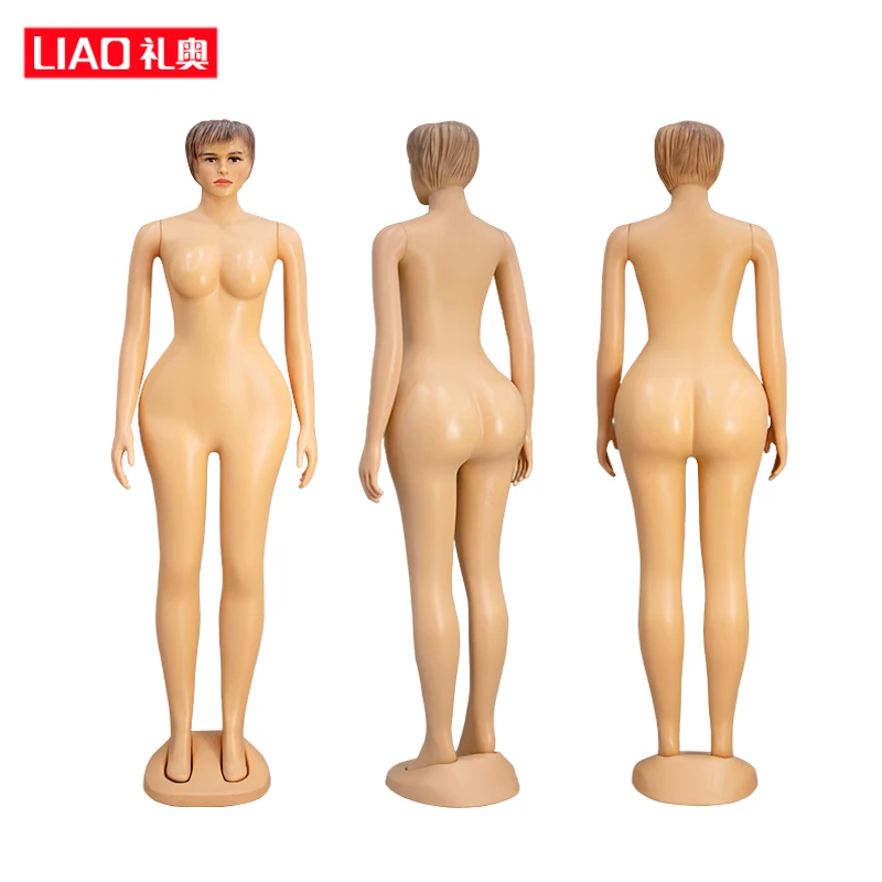 Big breast and big ass plastic skin female mannequin full body woman dummy