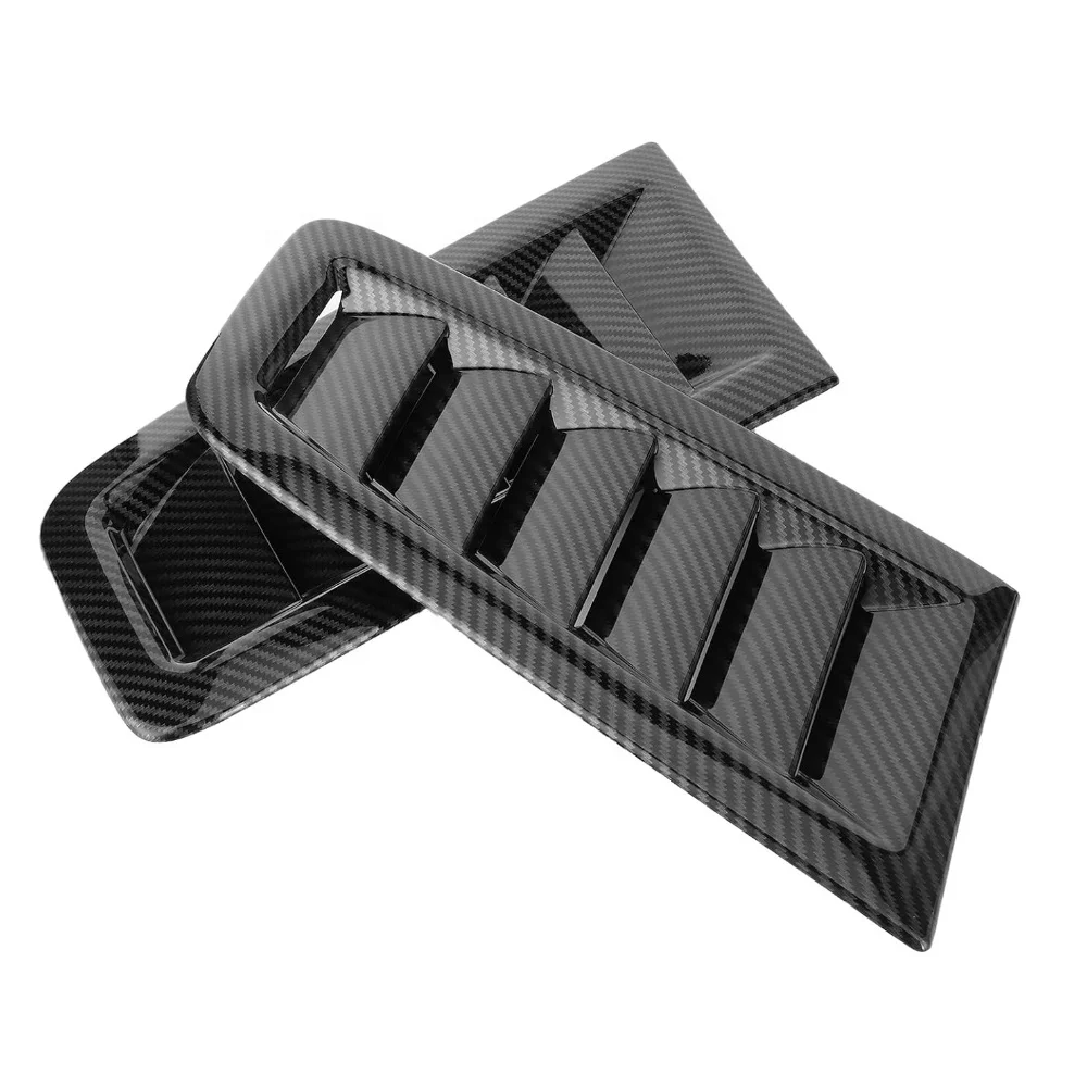 Carbon Fiber Car Hood Vent Scoop Kit Air Flow Intake Louvers Hoods Vents Bonnet Cover for RS MK2 Style