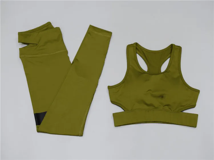 Cikini Women Tracksuit Yoga Set Running Fitness Jogging T-shirt Leggings Sport