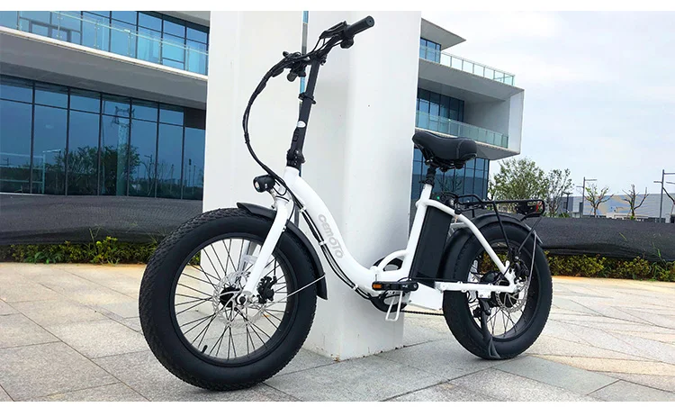 USA Warehouse Powerful 20 inch Fat Tire Folding E bike electric bicycle 48V 500W 750W Foldable Ebike Electric Bike For Adults 3