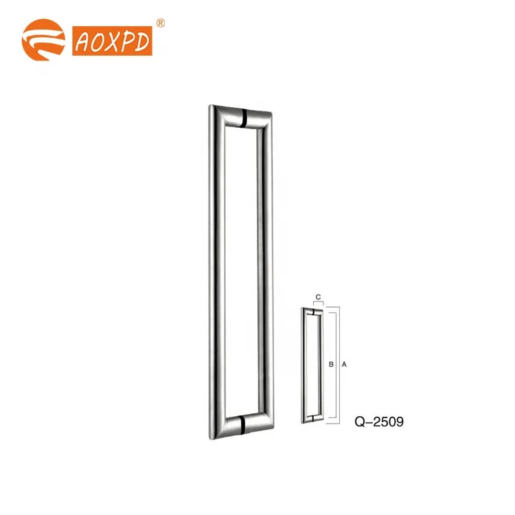 
Iso Certificate Stainless Steel Interior american door handle Sliding Glass Bathroom Door Handle For Shower Room 